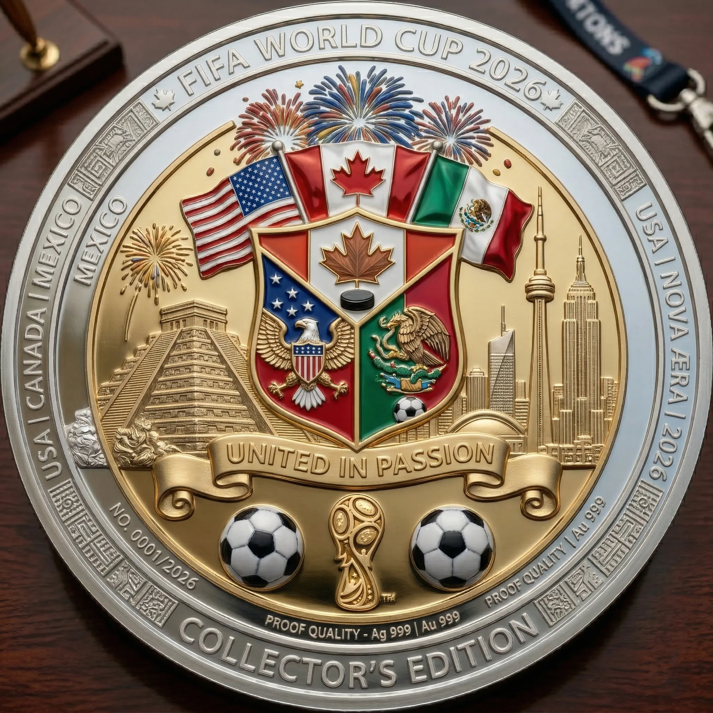 ⚽2026-os Legacy Világkupa Kihívás Érme🏆 ★LIMITÁLT KIADÁS • CSAK 2026 DARAB ELÉRHETŐ★