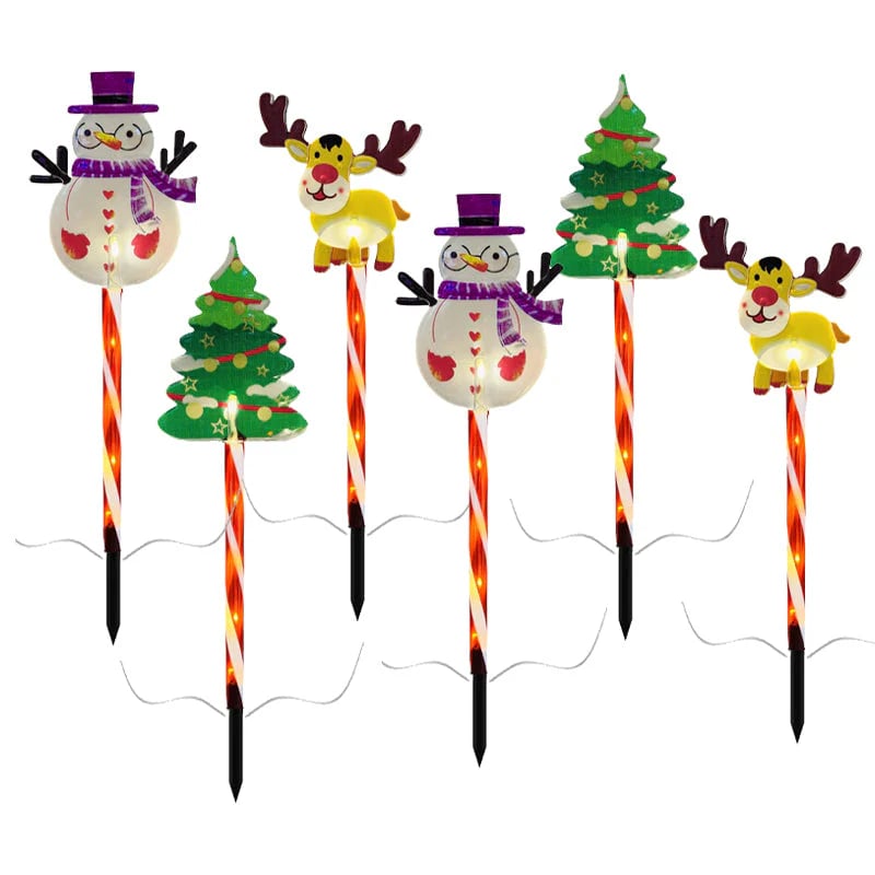🎄🎁6 darabos mozgó karácsonyi égősor