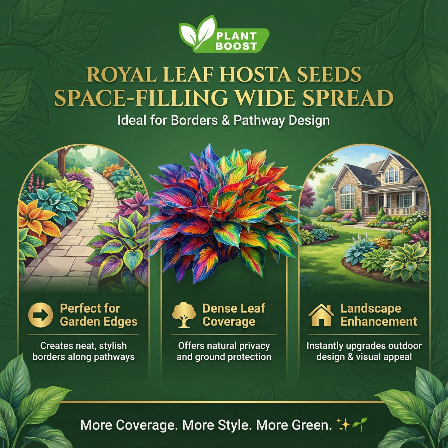 Nasiona hosty Royal Leaf