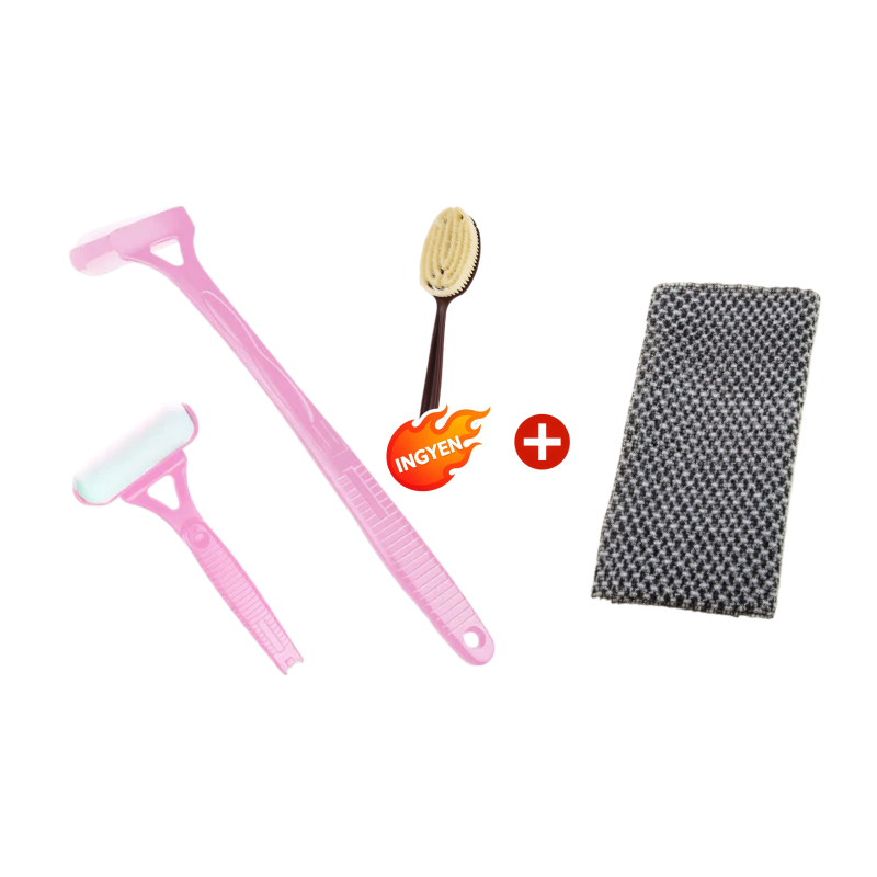 🥳2026-os slágertermék🥳💞 Több mint 50 000 eladott darab! 🧴✨ 50%-os kedvezmény! Hosszú nyelű felhordó henger – simán csúszik, ergonómikus ívelt nyéllel. Könnyedén felvihető vele a testápoló és a naptej, 🌀💪