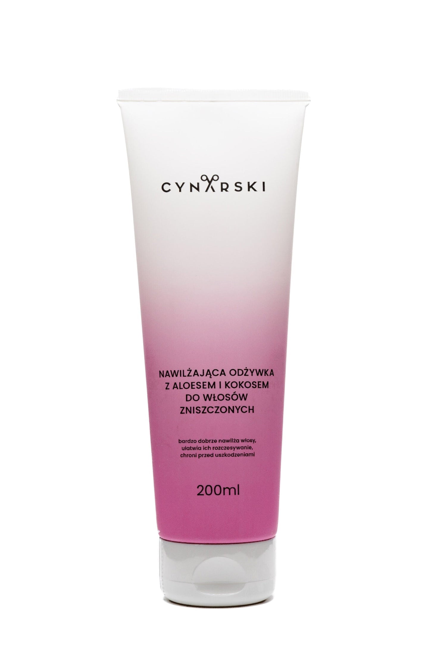 Nawilżająca odżywka z aloesem i kokosem do włosów zniszczonych