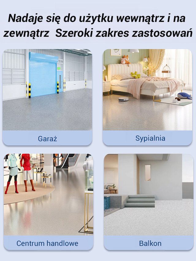 【Jednorazowe formowanie】 Ulepsz farbę do podłóg z piasku epoksydowego