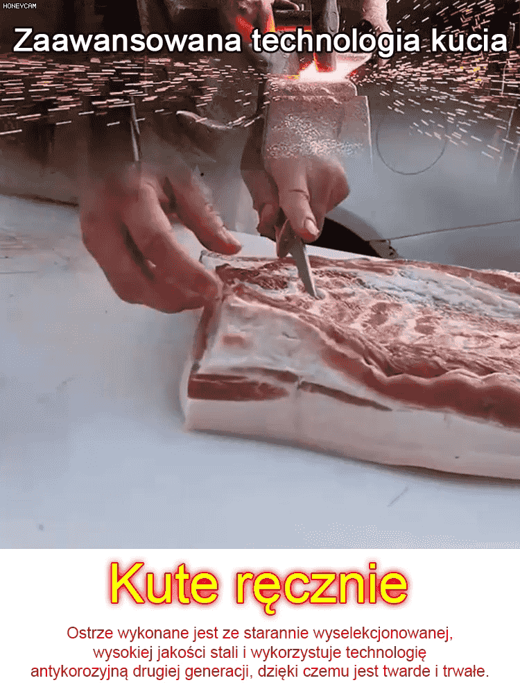 Ręcznie kuty nóż do filetowania-Długotrwała ostrość