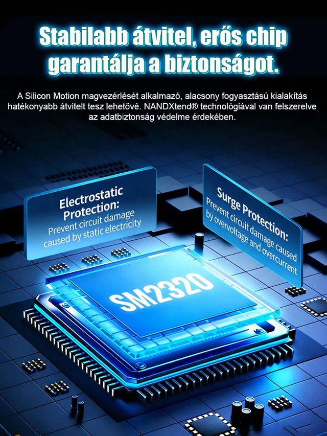 Hordozható nagy sebességű SSD szilárdtest-meghajtó