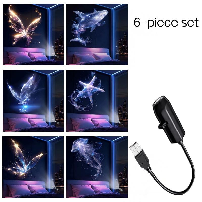 USB Galaxy projektor és holdfény