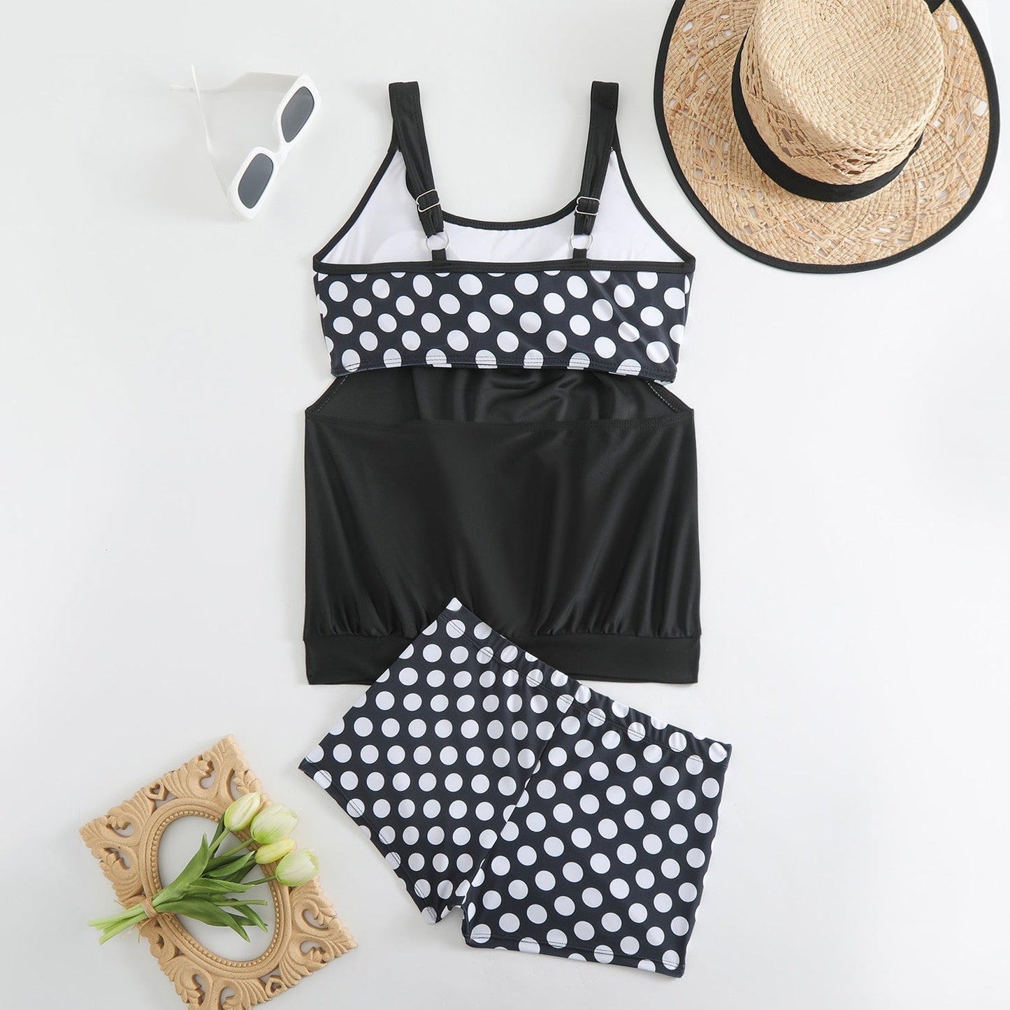 🥳SUMMER HOT SALE🥳💞50K+ SOLD!💥50% OFF! 🔥Women’s Polka Dot Two-Piece Swimsuit🌊✨