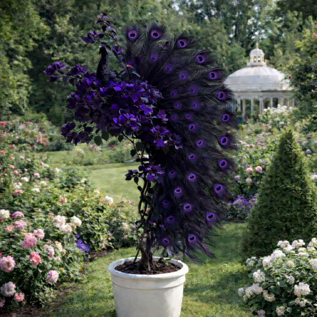 🦚Páva Bougainvillea magok – Szépítse kertjét elegáns pávavirágokkal