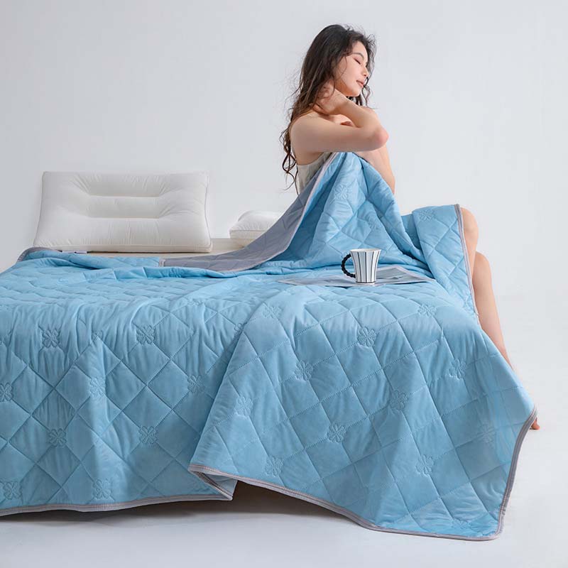 ❄️Breathable Nyomtatott mosható nyári hűsítő paplan💤