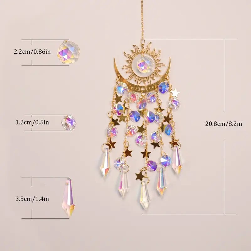 🌙Holdkristály Kültéri Amulett