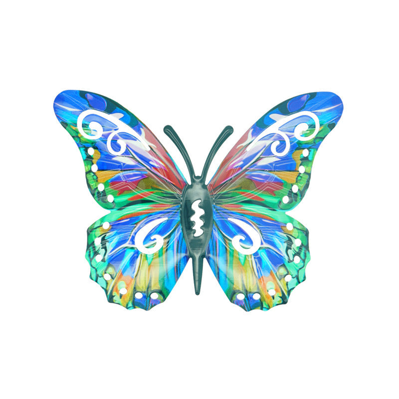 🦋 Fémből készült, pillangó alakú faldekoráció ✨——🌳 Kültéri dekoráció