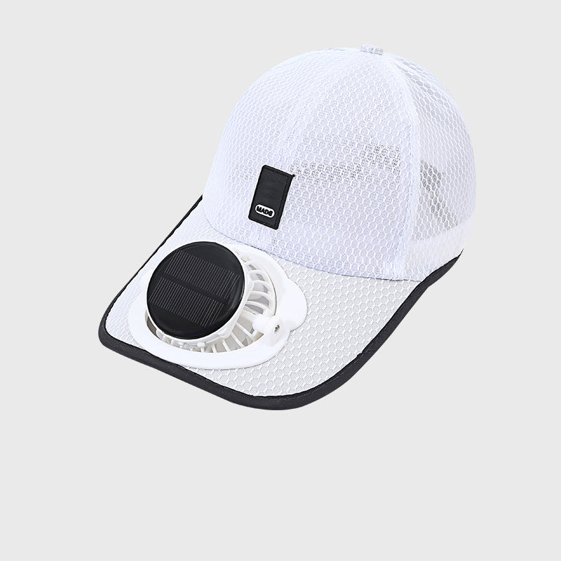 🔥Lélegző baseball sapka napelemes ventilátorral