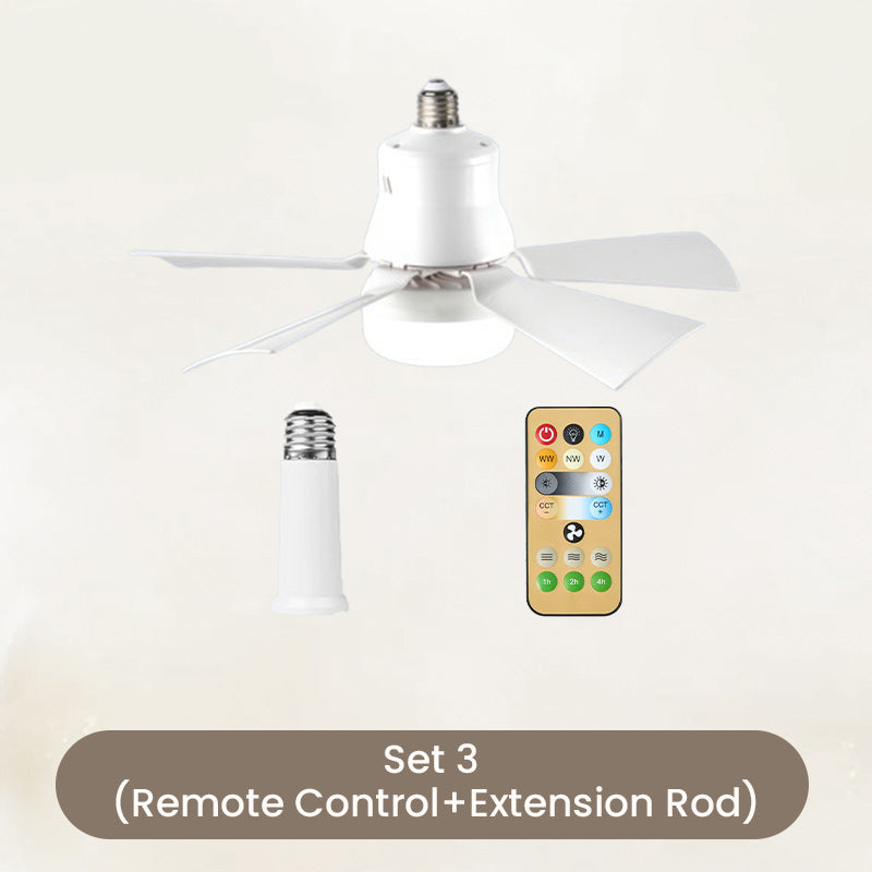 ✨ 2 az 1-ben Hordozható Ventilátor és Lámpa: Távirányítóval – Raktáron! 🌬️