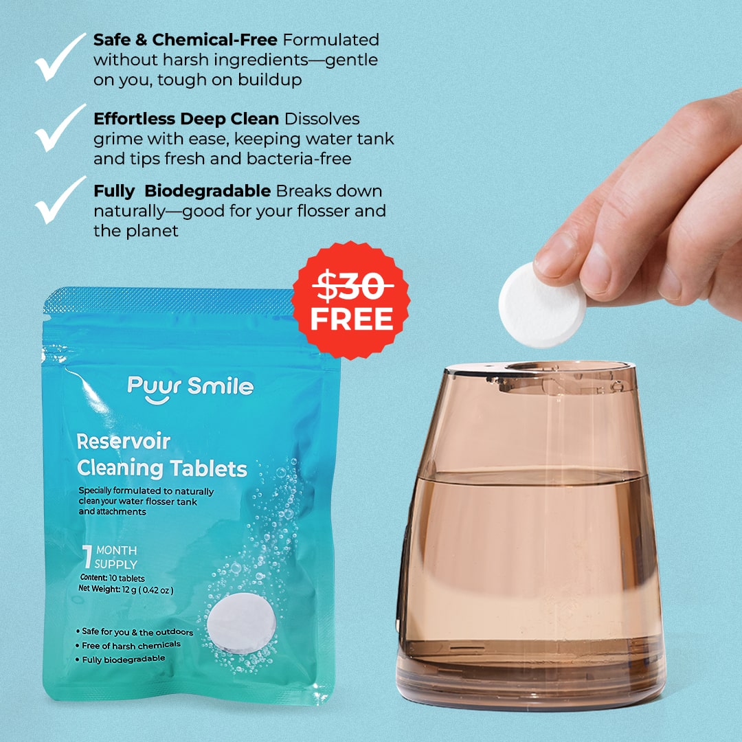 IRYLATOR DO ZĘBÓW PUURSMILE – 55% ZNIŻKI NA WYPRZEDAŻ Z OKAZJI CZARNEGO PIĄTKU + 4 DARMOWE PREZENTY