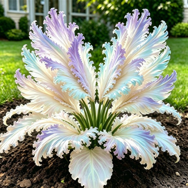 🌱Ritka hattyútollú hosta hagymák -🦢 Kecses lombozat, amely hattyúszárnyakként bontakozik ki