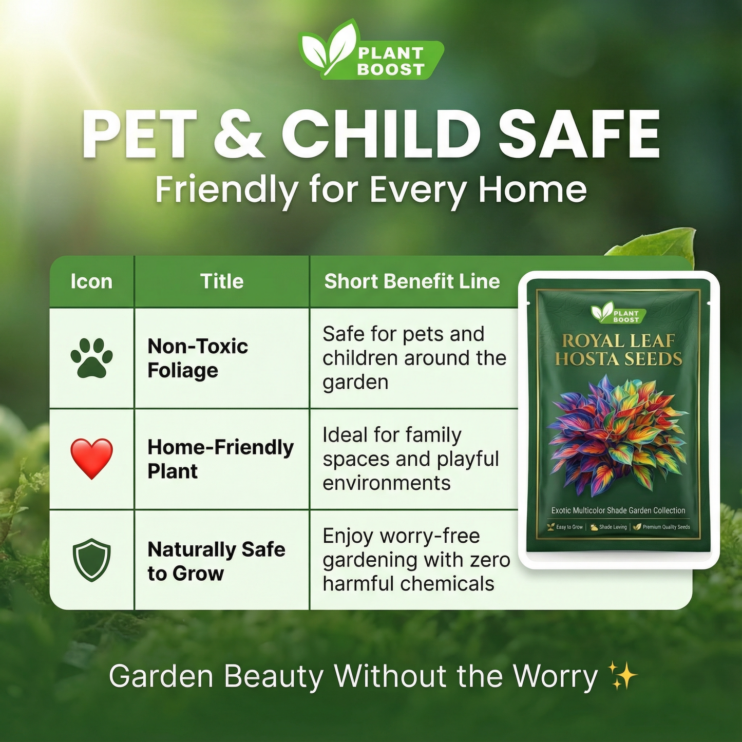 Nasiona hosty Royal Leaf