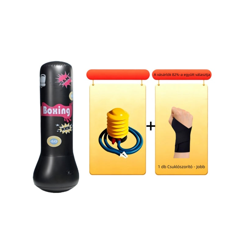 🥊 Felfújható bokszzsák gyermekekhez