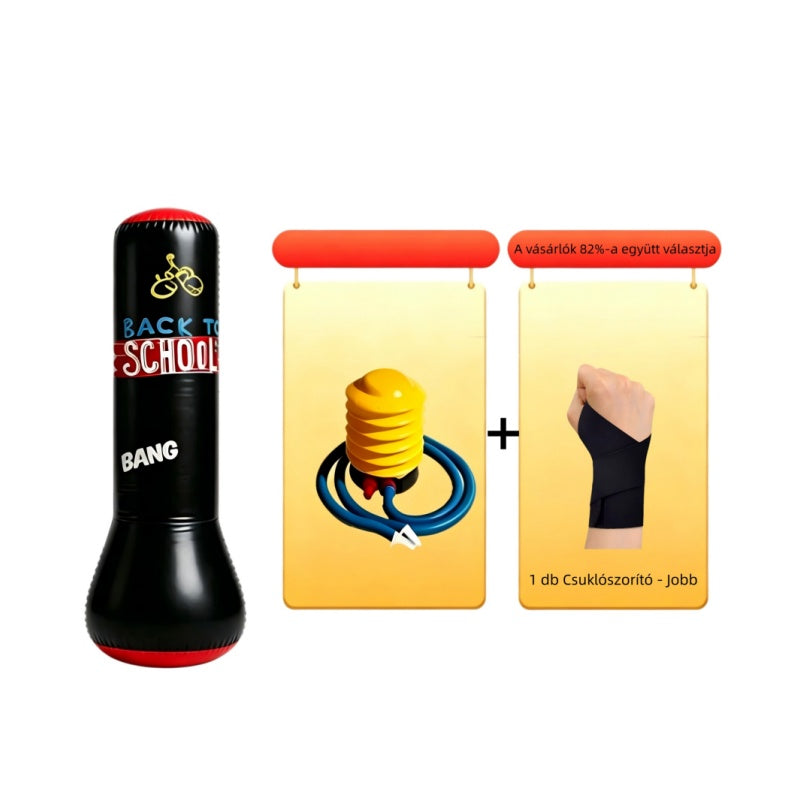 🥊 Felfújható bokszzsák gyermekekhez