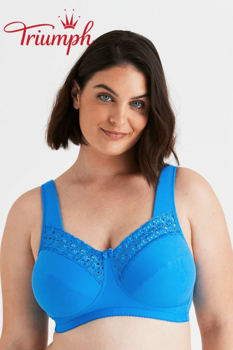 Triumph® 4 darabos szett 🥰 Tiszta pamut hímzett melltartók — Különböző színekben és méretekben kapható