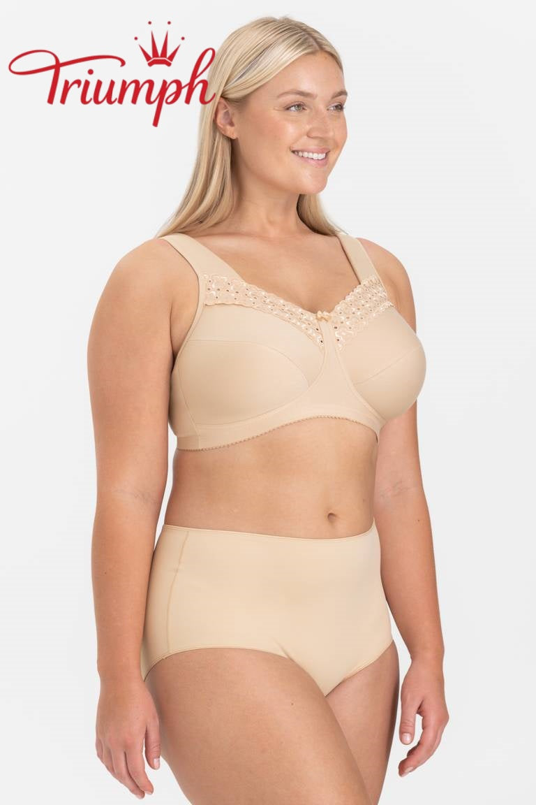 Triumph® 4 darabos szett 🥰 Tiszta pamut hímzett melltartók — Különböző színekben és méretekben kapható