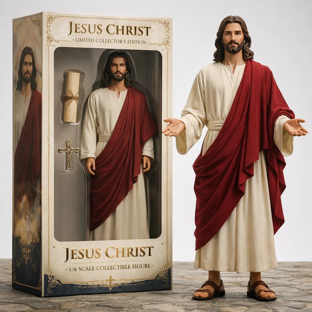 (🎁Utolsó nap 50% kedvezmény)🙏✝️Jézus Krisztus limitált gyűjtői kiadású figura 1/6 méretarányban
