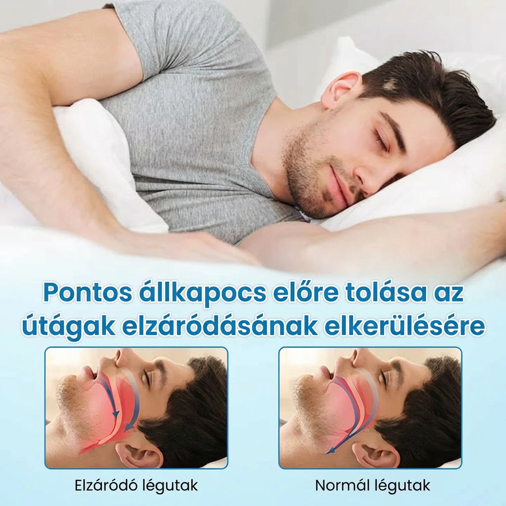 😴Az alvás megmentője🔥1+1 ingyen😪Flanora® Plus Horkolásgátló Szájbetét – CPAP/MAD Alternatíva – 180 Napos Garancia!