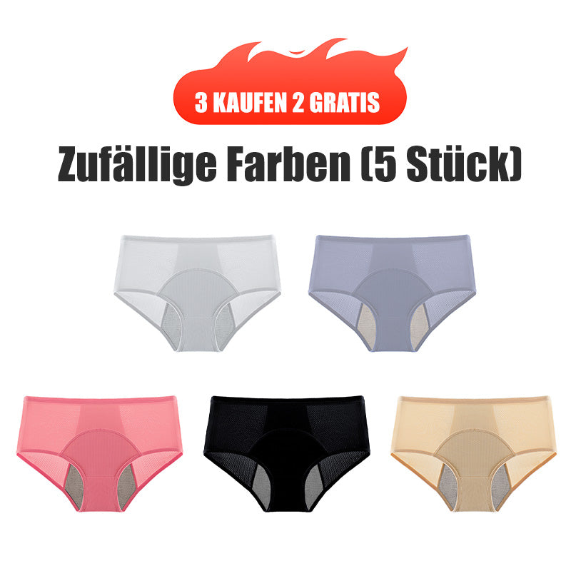 (L-8XL)🌸Kup 2, a 1 dostaniesz gratis🔥Damska bielizna z wysokim stanem i zabezpieczeniem przed przeciekaniem👙