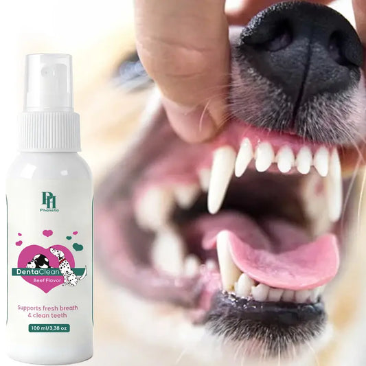🐶🐱【Vásároljon 1-et, kapjon 1-et ingyen】Állatszőr- és fogtisztító spray