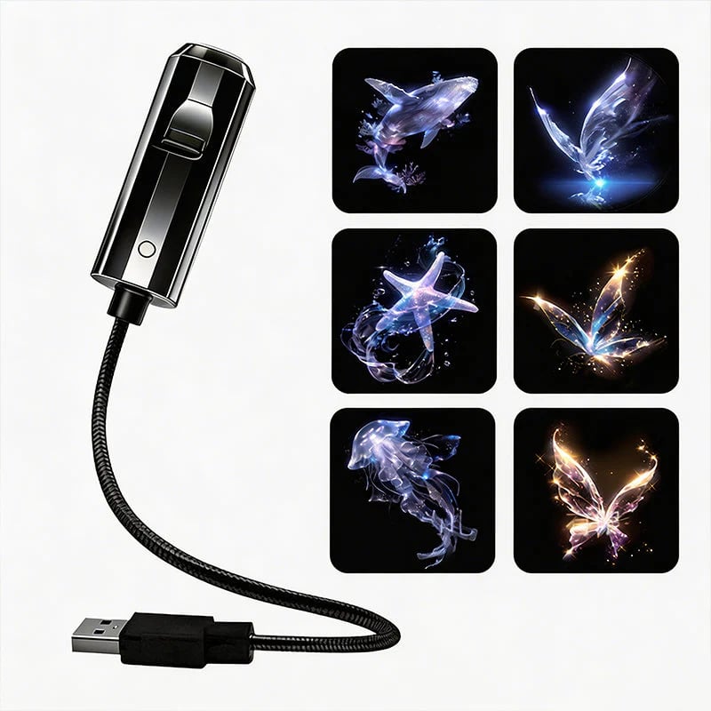 USB Galaxy projektor és holdfény