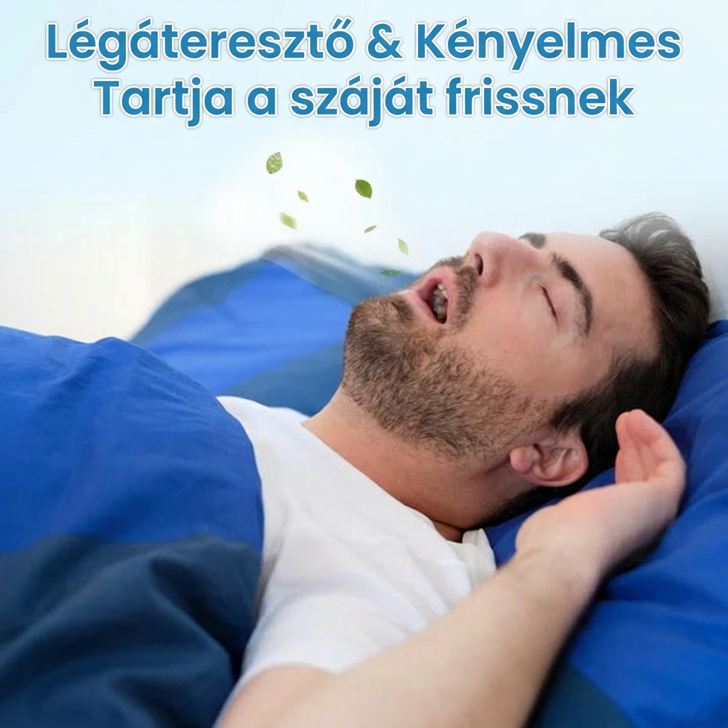 😴Az alvás megmentője🔥1+1 ingyen😪Flanora® Plus Horkolásgátló Szájbetét – CPAP/MAD Alternatíva – 180 Napos Garancia!