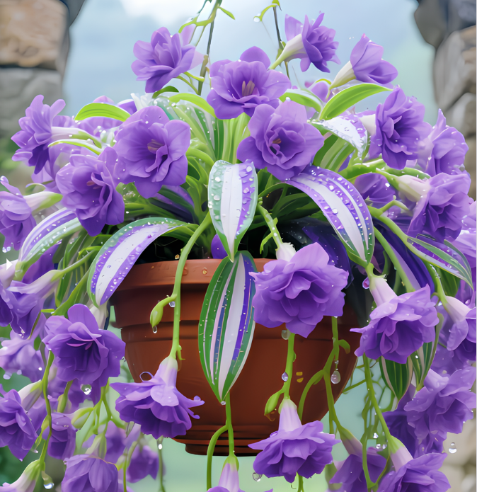 🌼 Pachnące złote cebulki olbrzymich roślin pająkowatych
