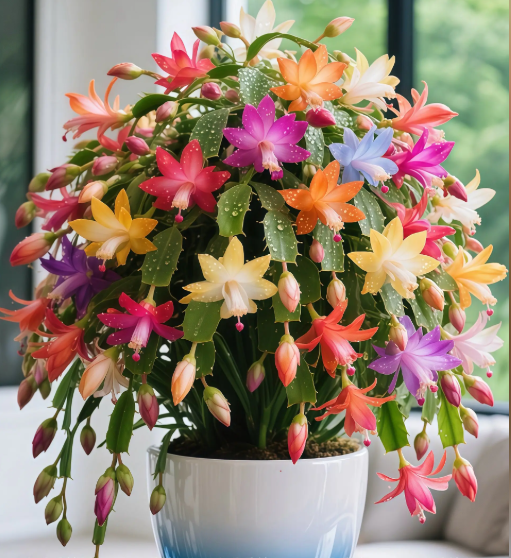 🦀Keverős színű Schlumbergera hagymák – Könnyen kezelhető virágok minden árnyalatban, még télen is ❄️🌈
