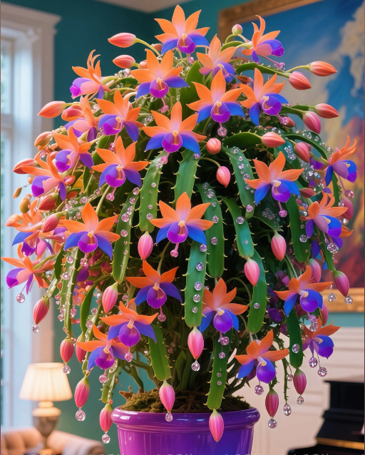🦀Keverős színű Schlumbergera hagymák – Könnyen kezelhető virágok minden árnyalatban, még télen is ❄️🌈