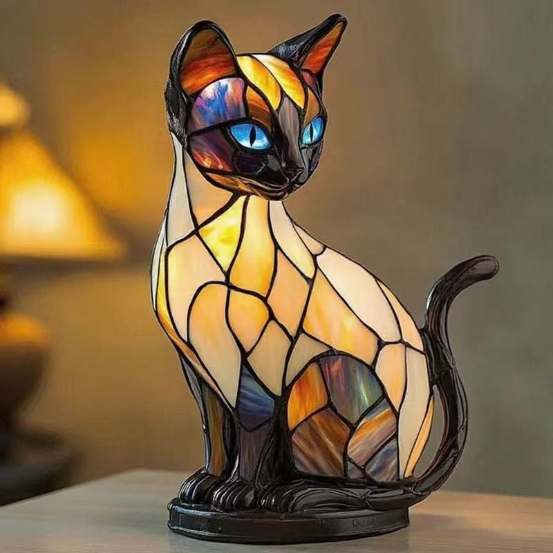 Lampka LED w kształcie zwierzęcej figurki w kontrastowych kolorach