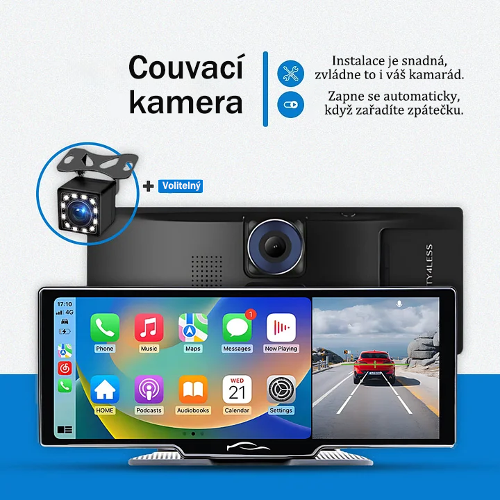 Inteligentny system audio i wideo w postaci tabletu samochodowego (model Pro MaxTM 2025).