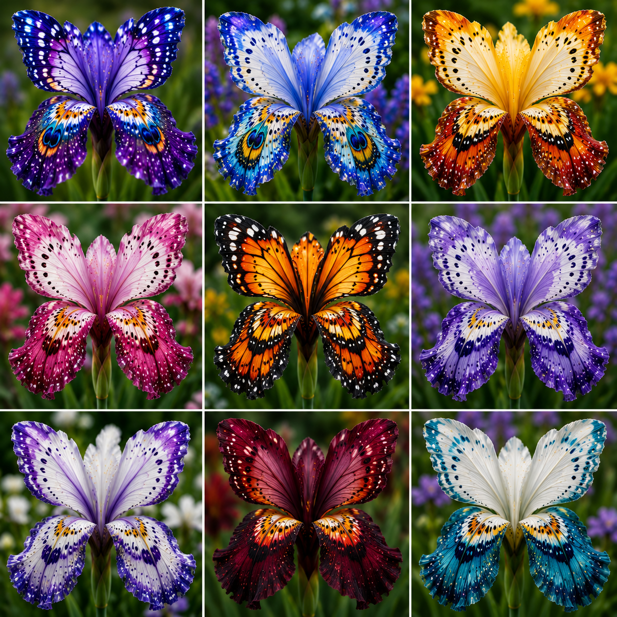 🦋Pillangós írisz hagymák - ✨Neveld fel varázslatos kerted látványosságát