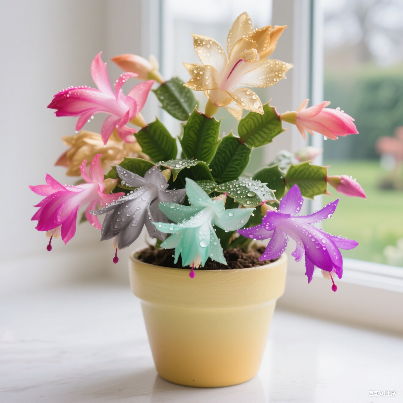 🦀Keverős színű Schlumbergera hagymák – Könnyen kezelhető virágok minden árnyalatban, még télen is ❄️🌈