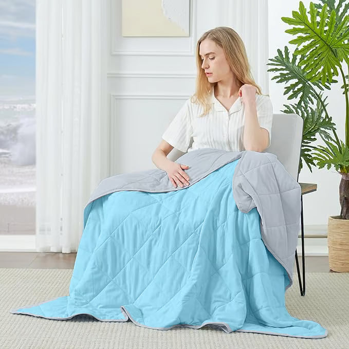 ❄️Breathable Nyomtatott mosható nyári hűsítő paplan💤
