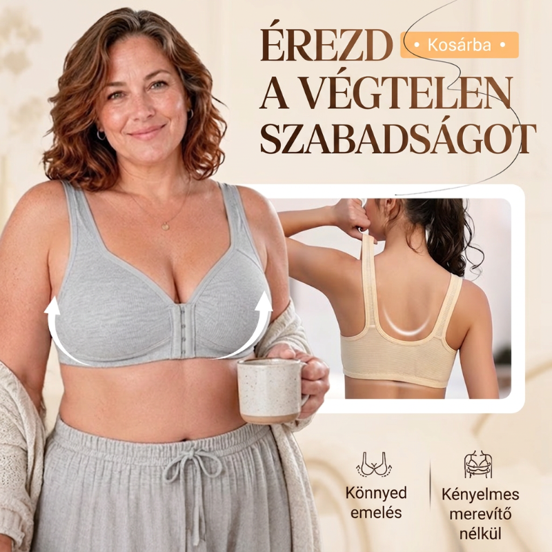 【✨1 + 1 ingyen - 2 db】2026-os új modell: elölcsatos melltartó | Vékony, formáló, merevítő nélküli 👙