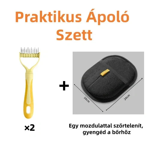 🐾 Kétoldalas állatfésű – gyors és hatékony! ✨