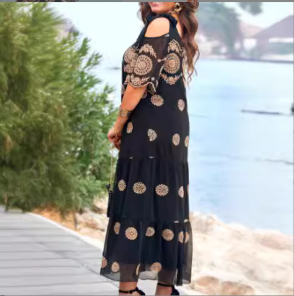 【S-4XL】🥰2025 nowa elegancka, wygodna i wysokiej jakości sukienka