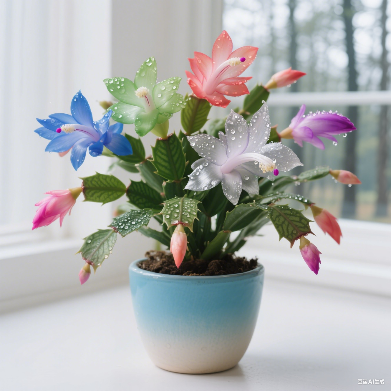 🦀Keverős színű Schlumbergera hagymák – Könnyen kezelhető virágok minden árnyalatban, még télen is ❄️🌈