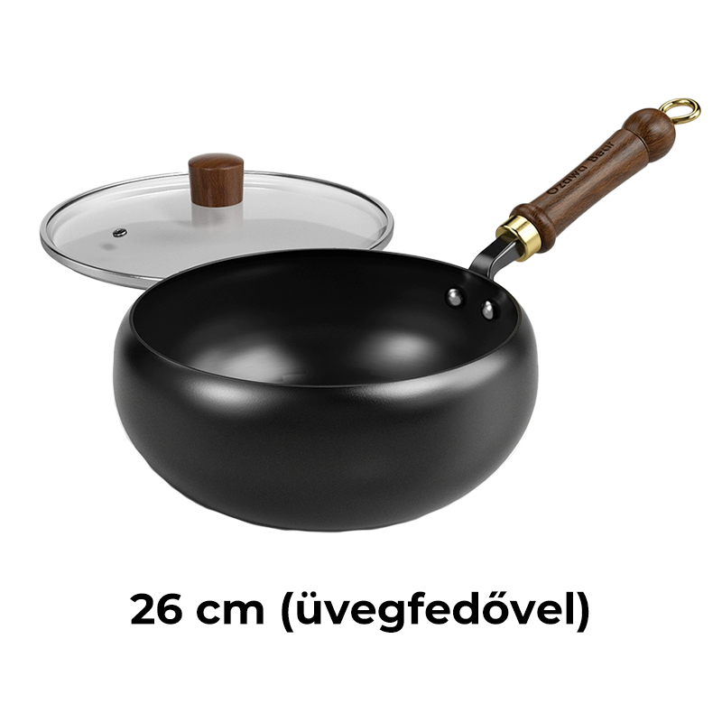 🧑‍🍳 Bevonat nélküli vasedény – hagyományos, tartós, minden tűzhelyre – Utánvét 💪