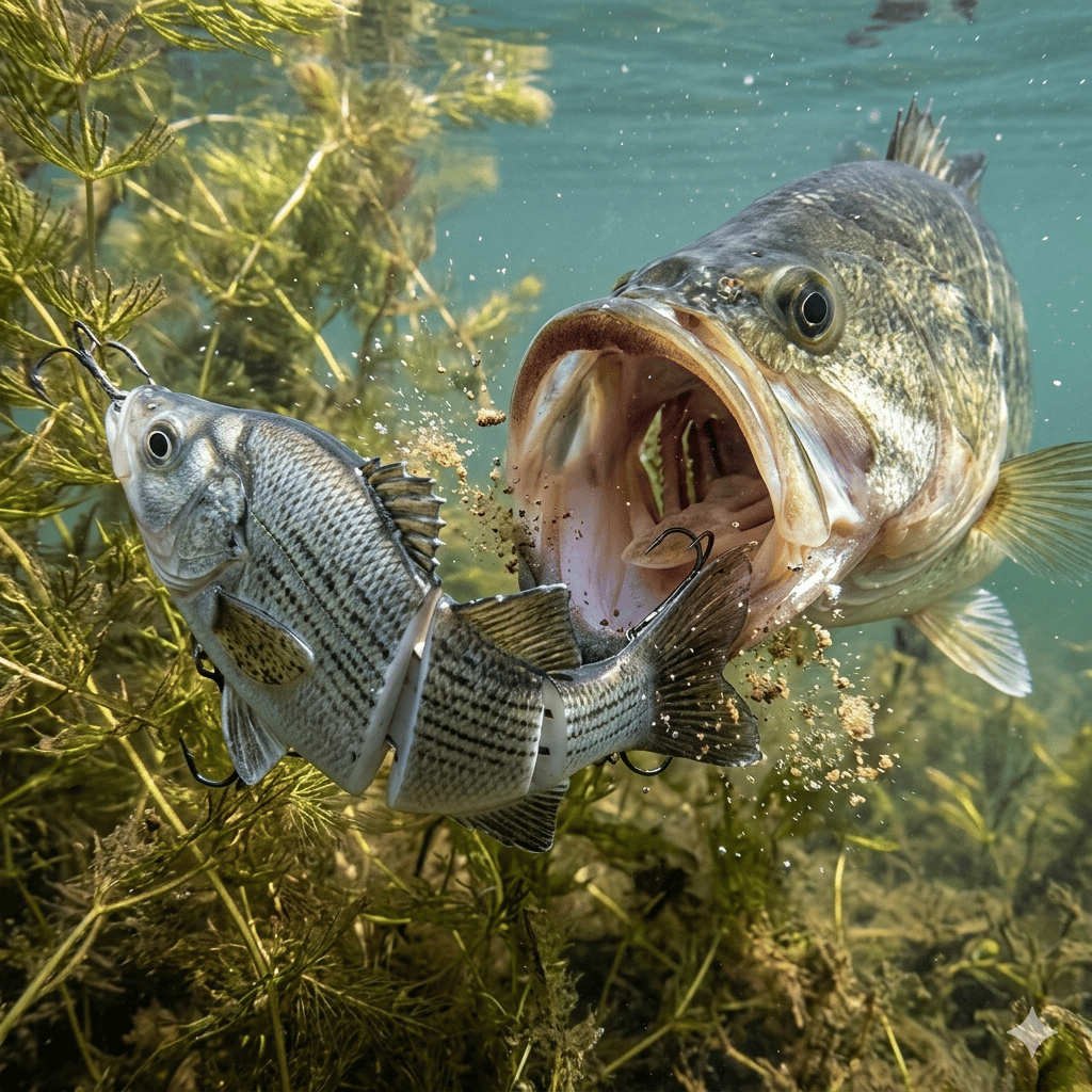 🌊Urald a vizet: Ozark Trail 5 hüvelykes, többrészes úszócsali fehér sügérre🐟