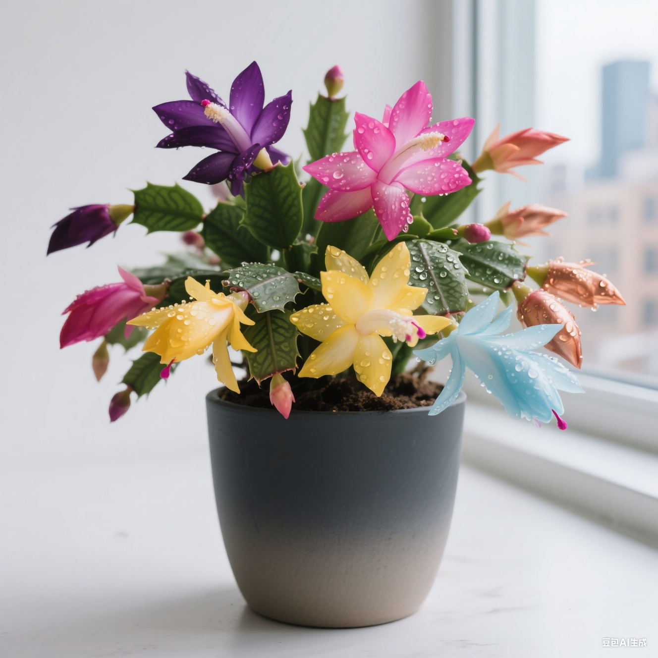 🦀Keverős színű Schlumbergera hagymák – Könnyen kezelhető virágok minden árnyalatban, még télen is ❄️🌈