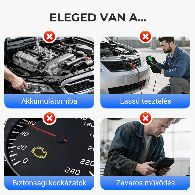 💥BT300 Autóakkumulátor-tesztelő 12 V-os terheléses tesztelő
