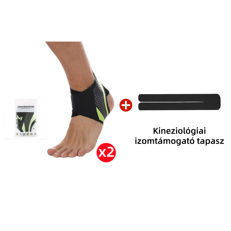 💨1+1 INGYEN🦵 Legkelendőbb boka rögzítő – Y‑alakú stabilitás, légáteresztő anyag, könnyű, nyitott sarok kivitel, biztonságos illeszkedés