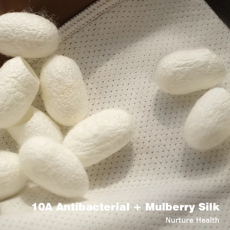 (3 szt.) Elegancka męska bielizna Ice Silk marki Mulberry Silk Antybakteryjne bokserki męskie