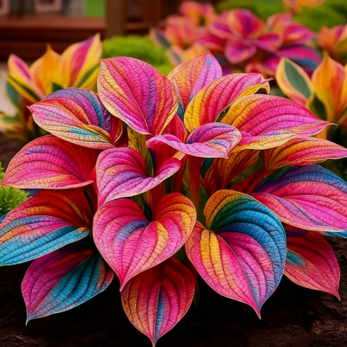 🔥Sötétkék Hosta hagymák 🪴 Sötétkék levelek, könnyen termeszthető