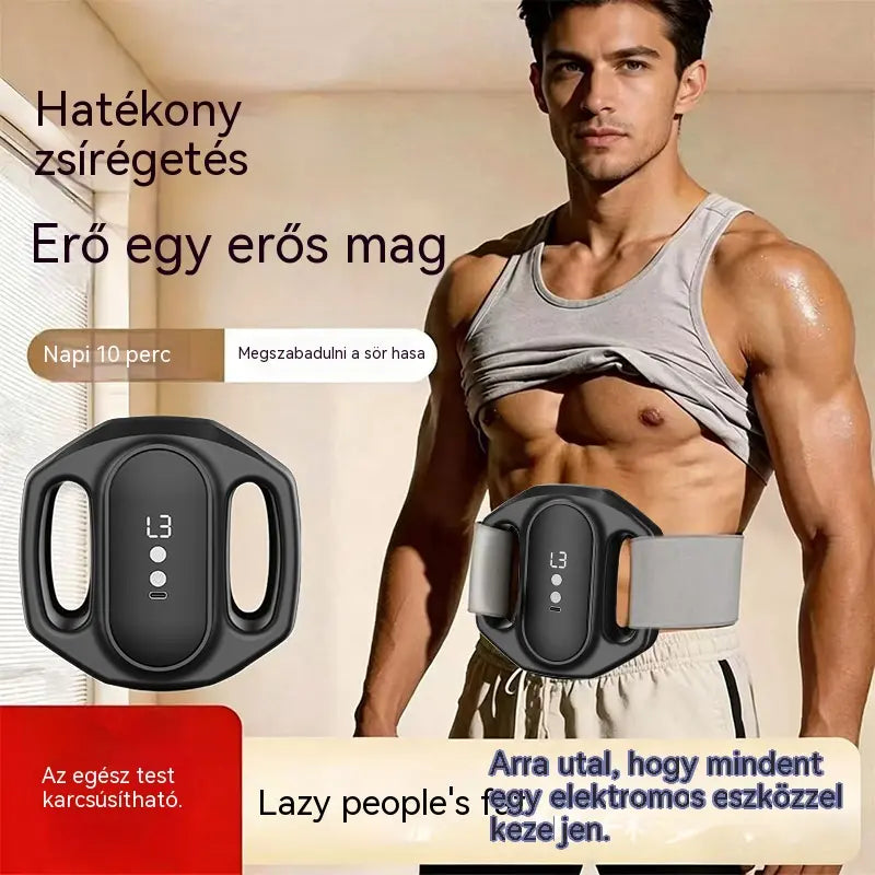 Hasi zsírégető és masszírozó készülék – Állítható elektromos öv hasra és derékra, izomtónusra, sörhas eltávolítására