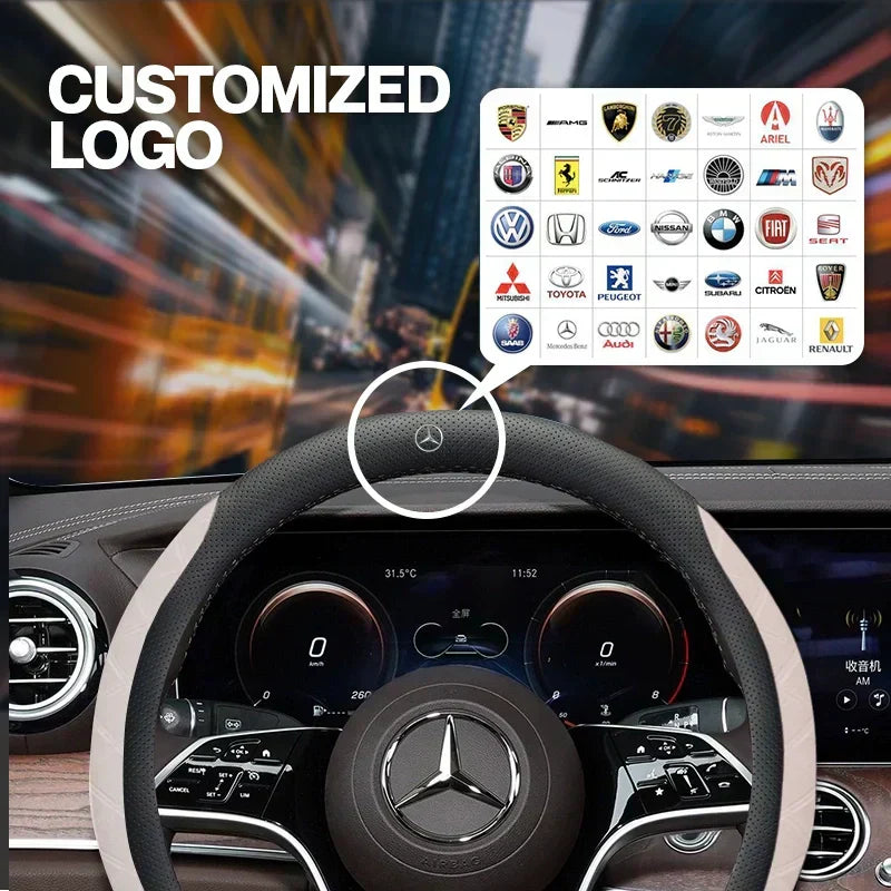 DriveCore Elite Grip kormánykerék-borítás – Izzadságálló bőr és teljesítménynövelés